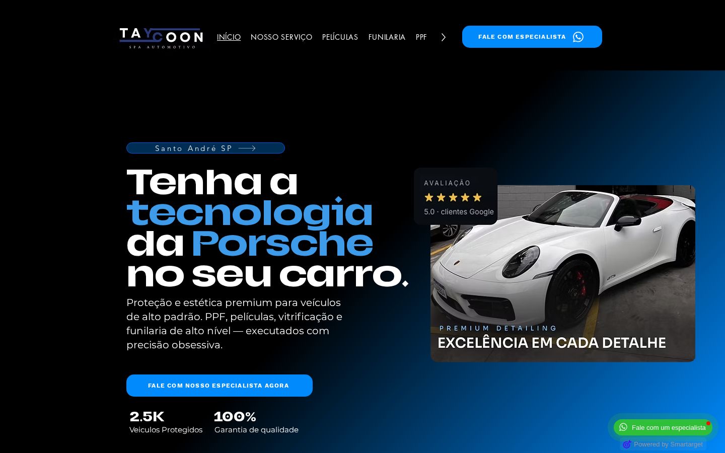 Mockup de página de vendas criada pela Agência Crigo
